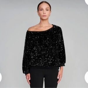Le Superbe ‘Frolic Room’ sequin top in size small NWT